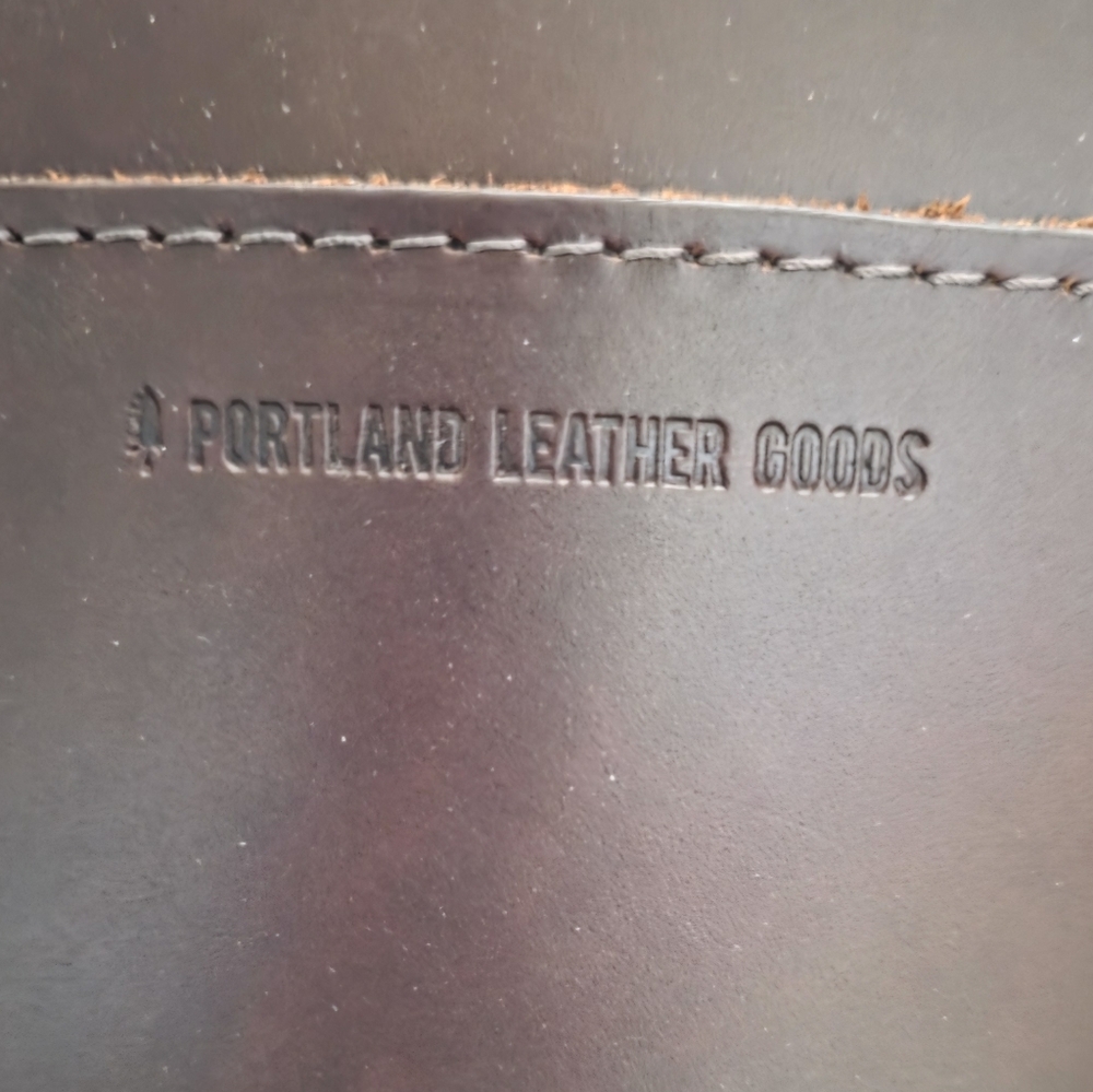 Portland Leather Deep Brown Leather Tote Bag - Picture 2 of 8